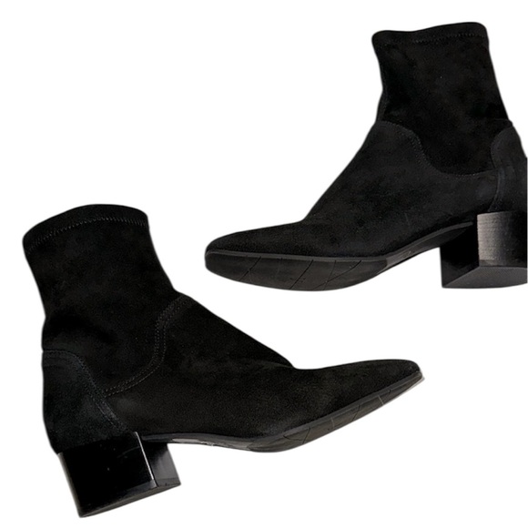 Aquatalia black suede boots size 9 - Picture 1 of 9